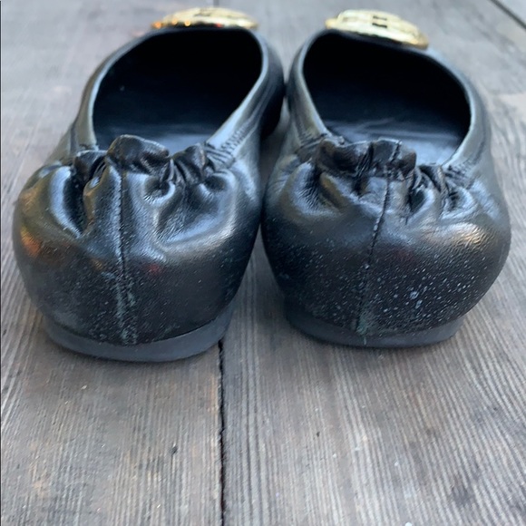 Tory Burch black flats size 7 - Picture 3 of 6